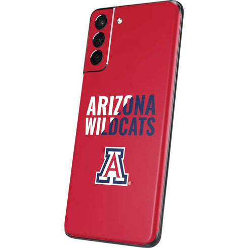 University of Arizona Wildcats Logo Split Red Galaxy S21 Plus 5G Skin